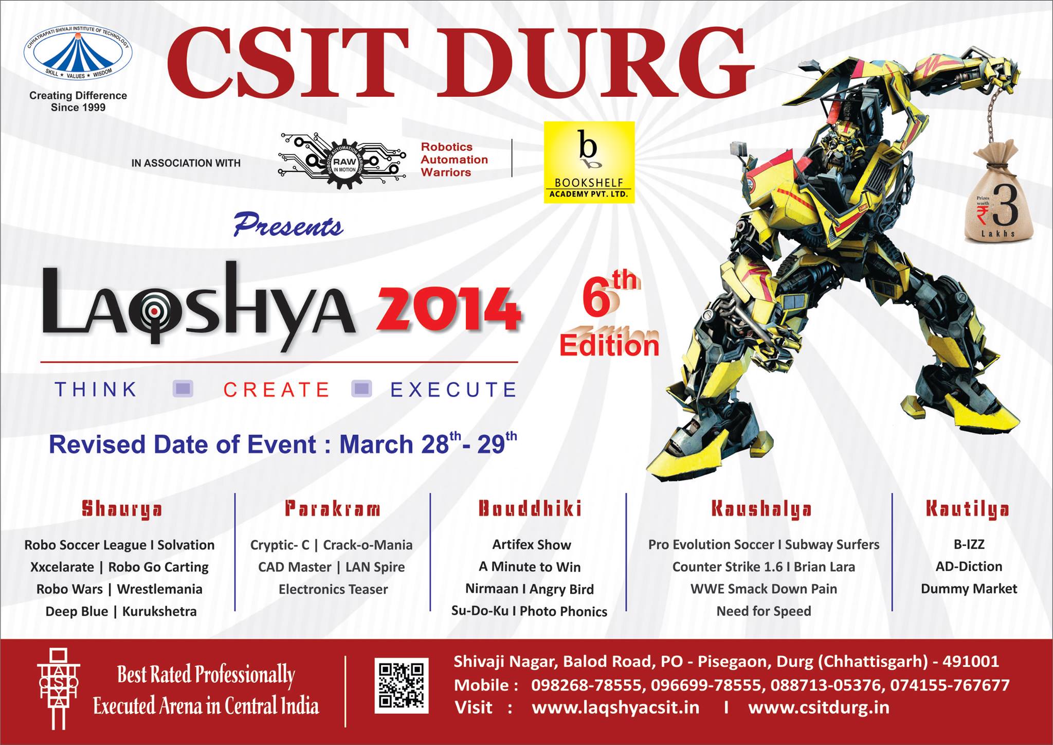 Laqshya 2014 At Csit Durg Laqshya 2014 At Csit Durg